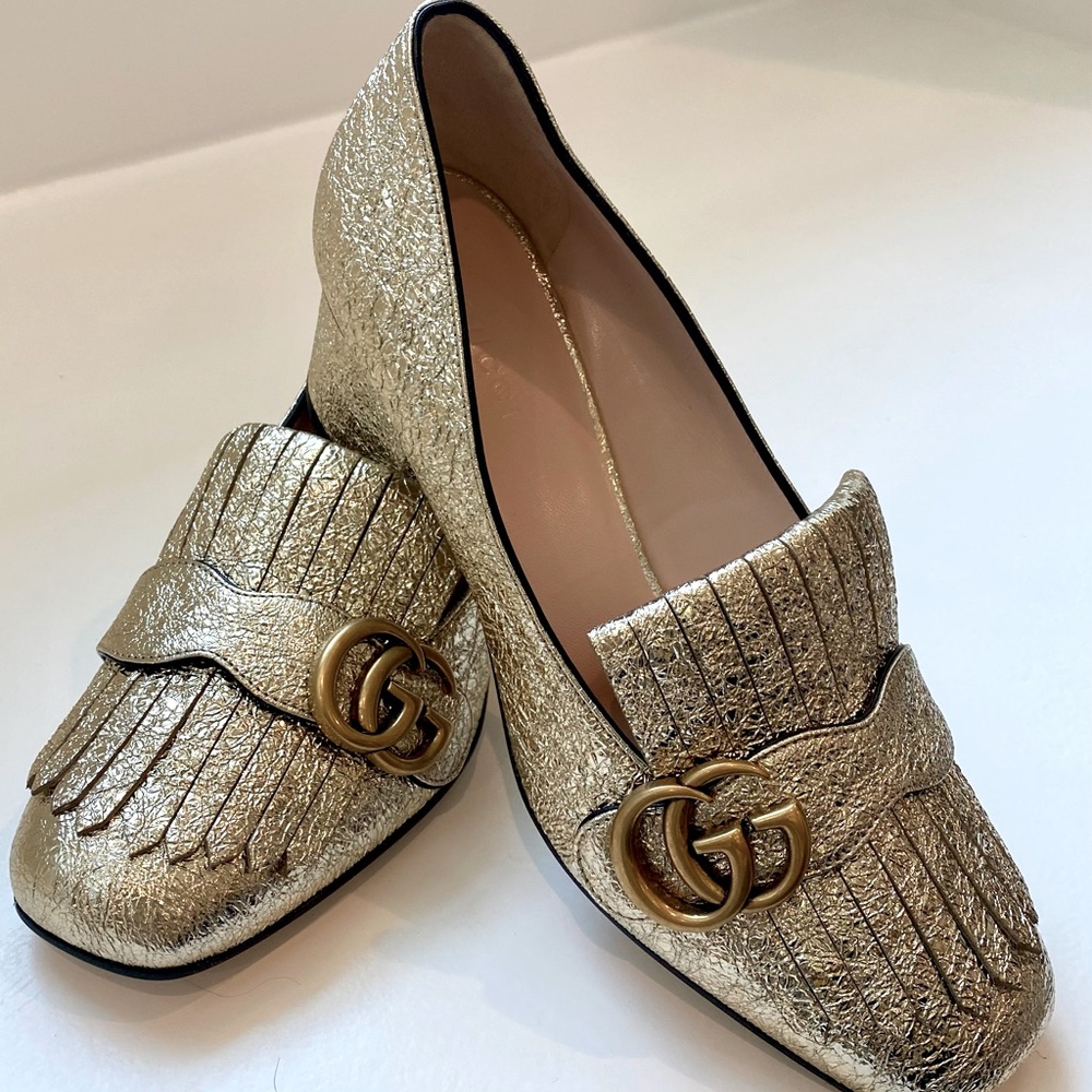 Gucci Gold Shoes - Size 7